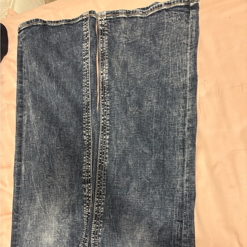 Salvage buckle jeans flared opium core
